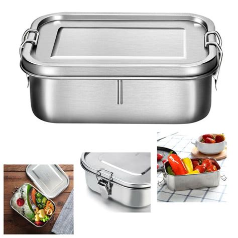 metal bento lunch box uk|stainless steel bento lunch boxes.